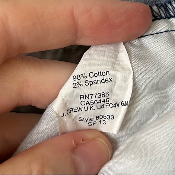 J. Crew Navy Bermuda Shorts With Pink Polka dots Pockets 9.5” Inseam - Sz 6 - Picture 6 of 6